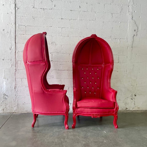 Canopy throne chair deals