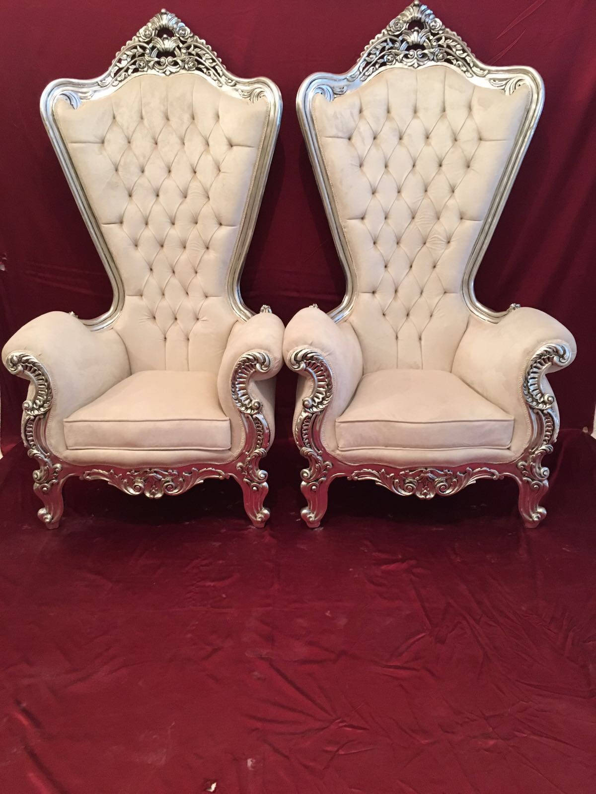 Reserved Italian Baroque Throne Chair High Back Reproduction