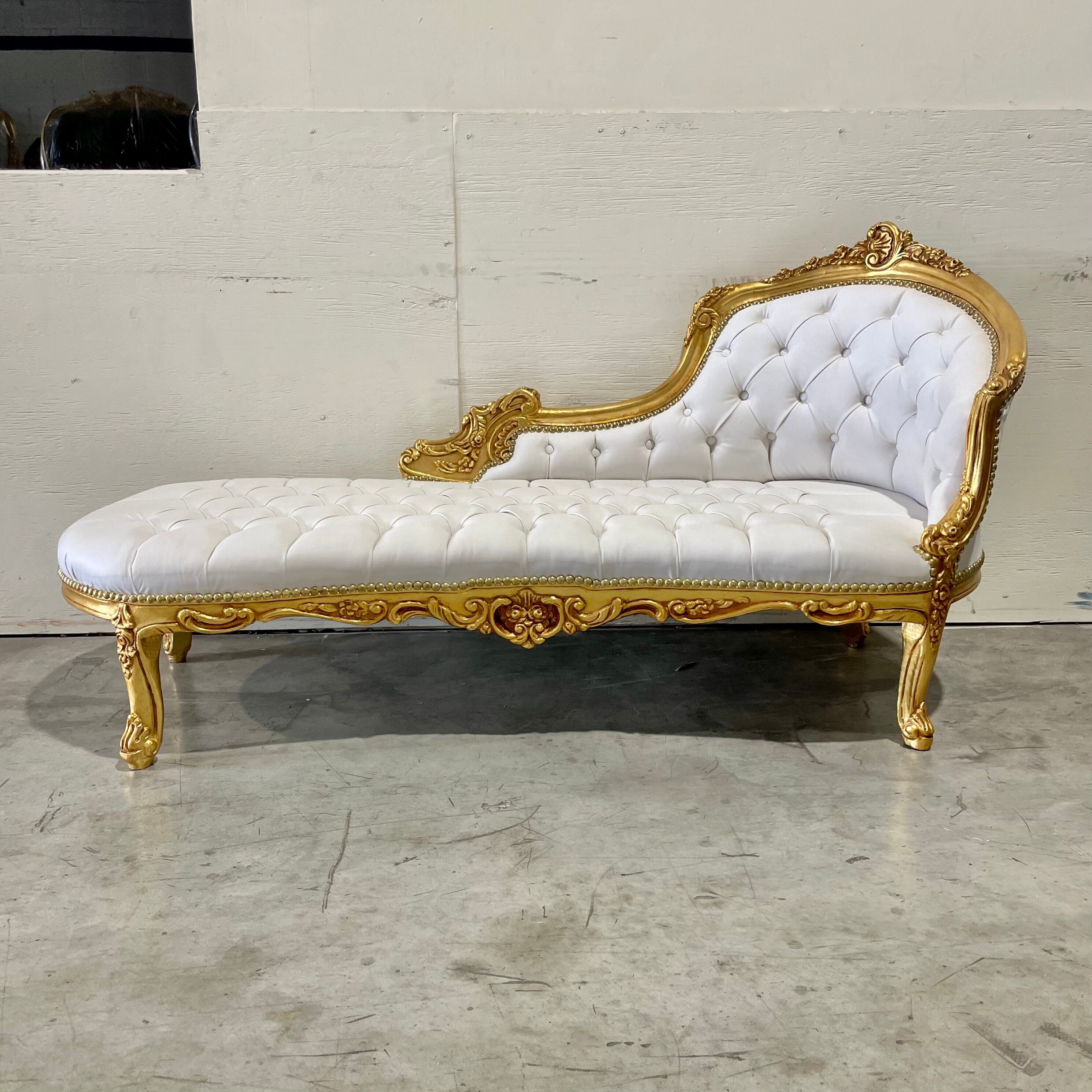 French Chaise Lounge Sofa