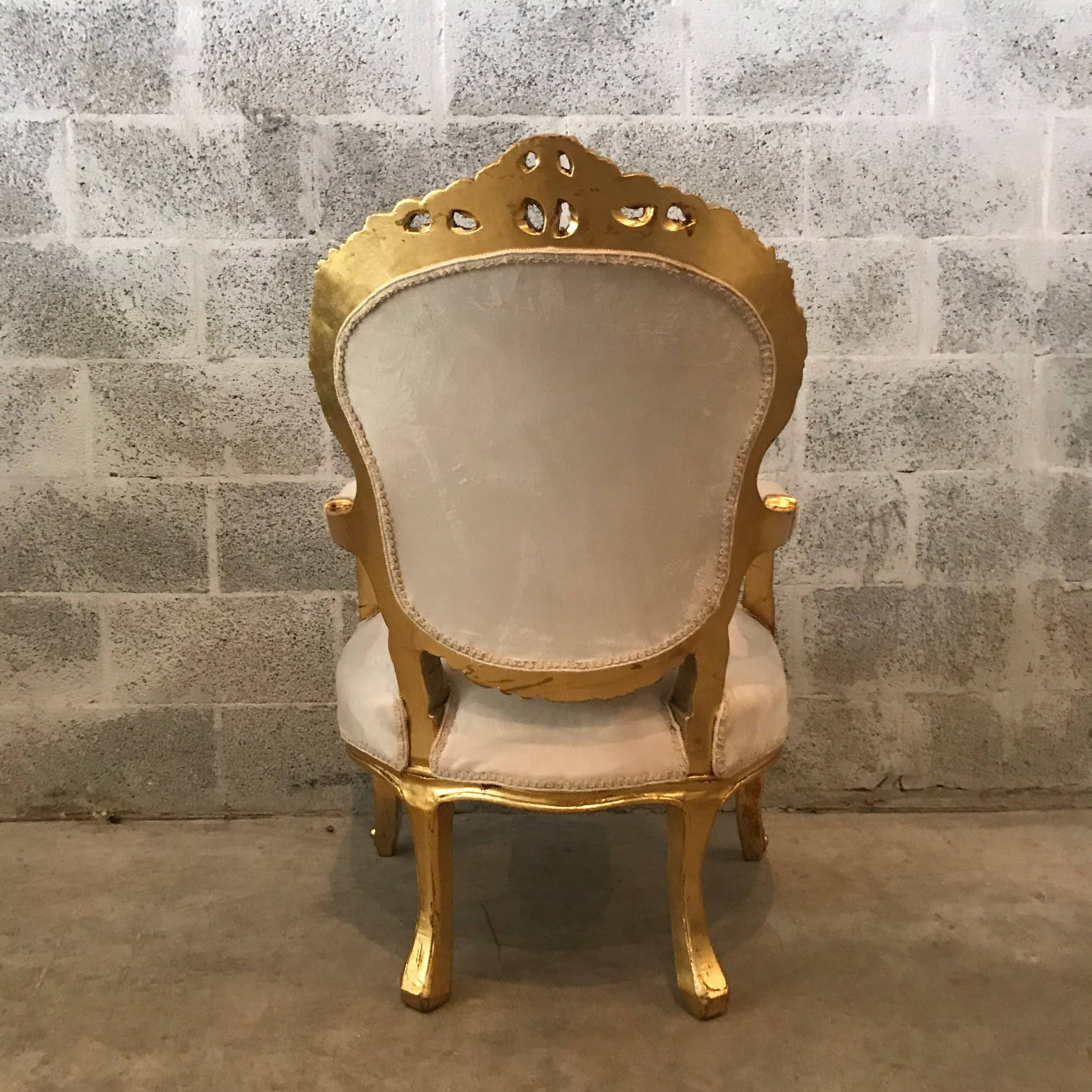 French Furniture Antique Chair French Settee *1 Chair & 1 Sofa