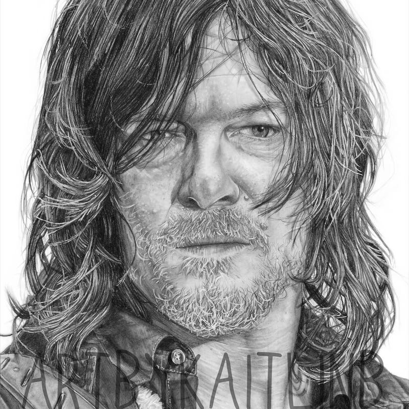 Geermany Drawing Daryl dixon drawings - Etsy.de