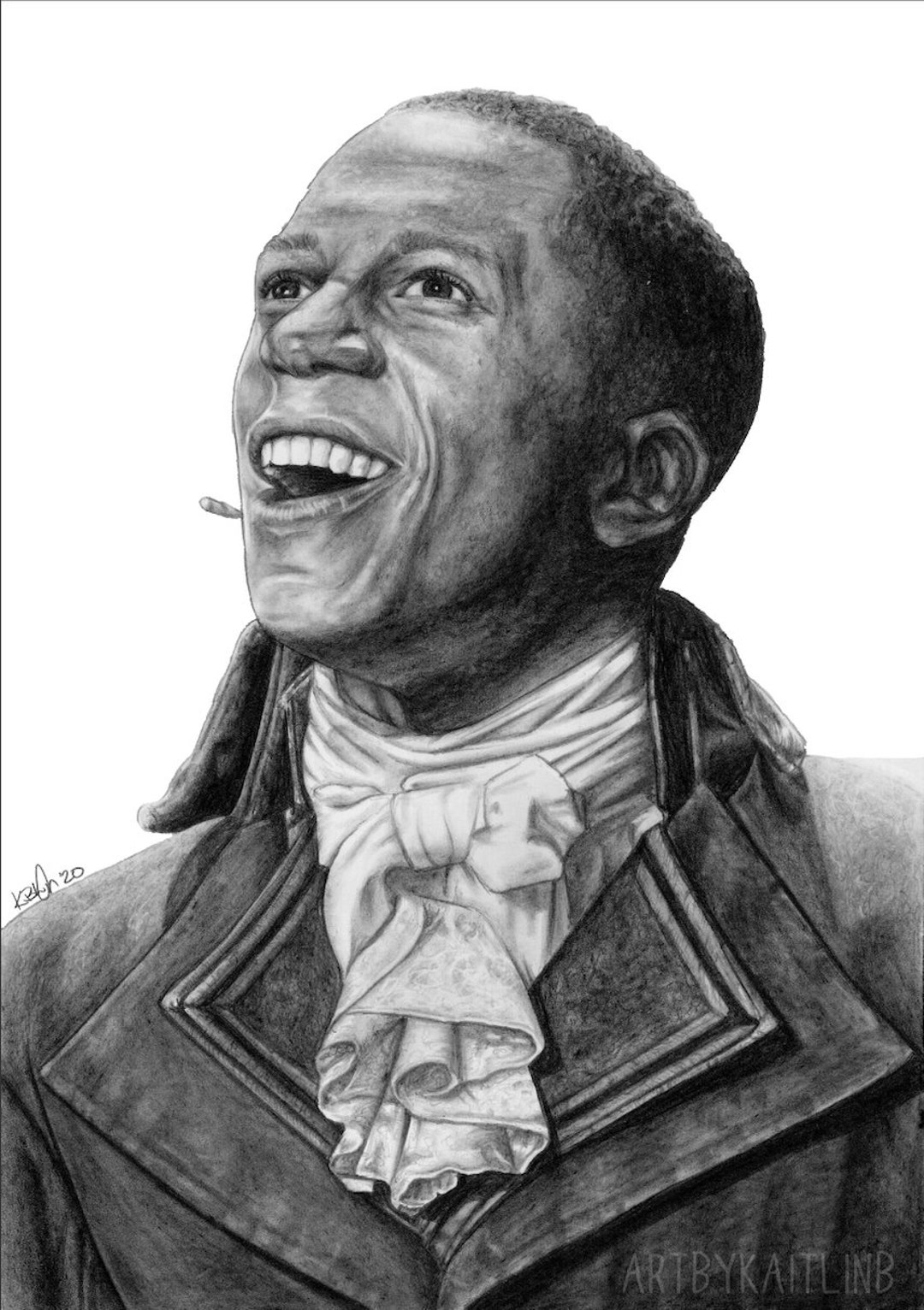 PRINT: Aaron Burr Drawing