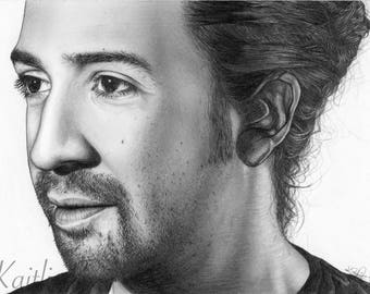 LIMITED** Dibujo de grafito ORIGINAL Lin