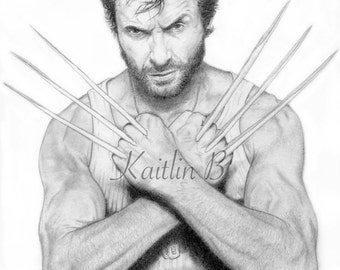 PRINT of Wolverine sketch