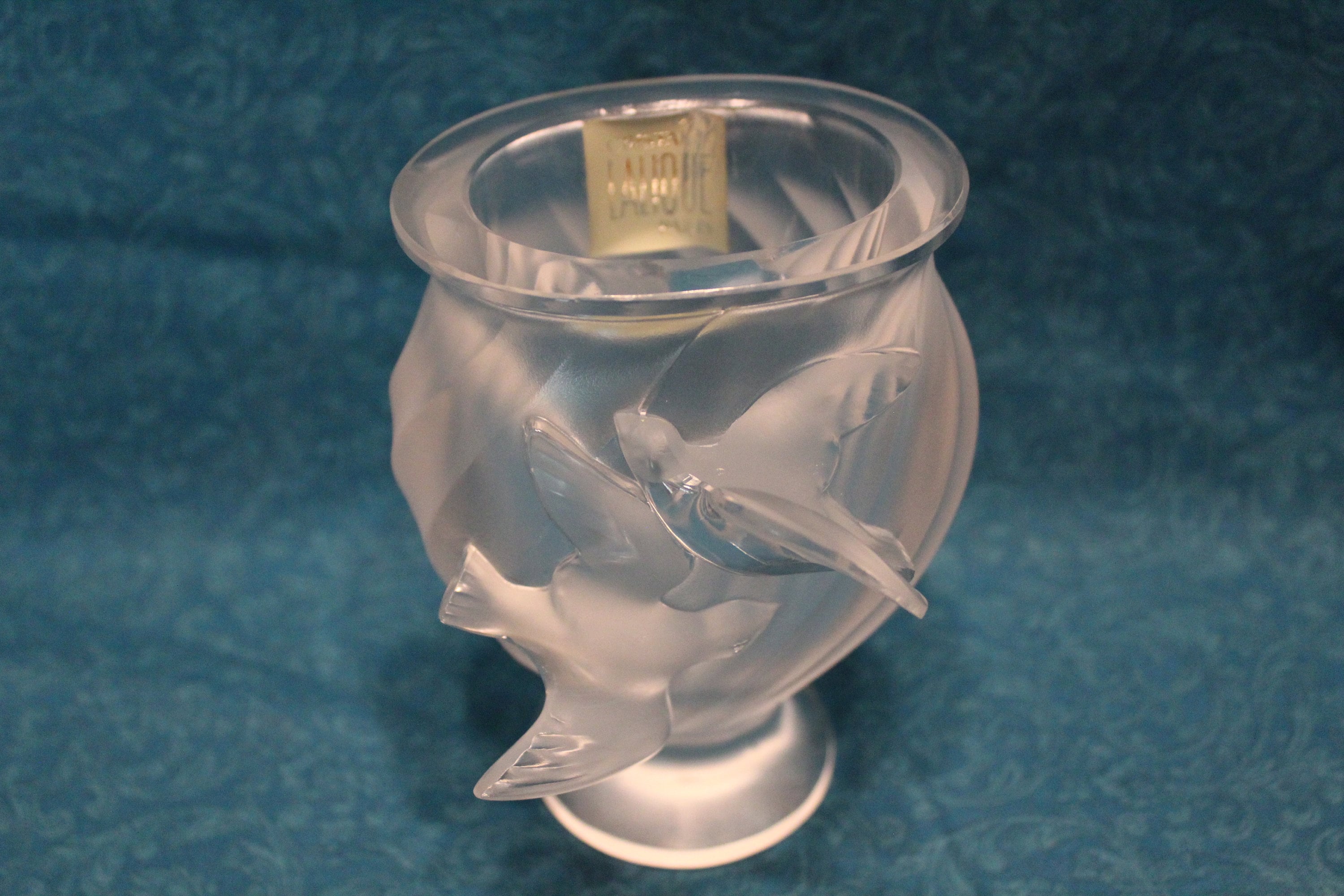 Lalique crystal bird vase - Etsy 日本