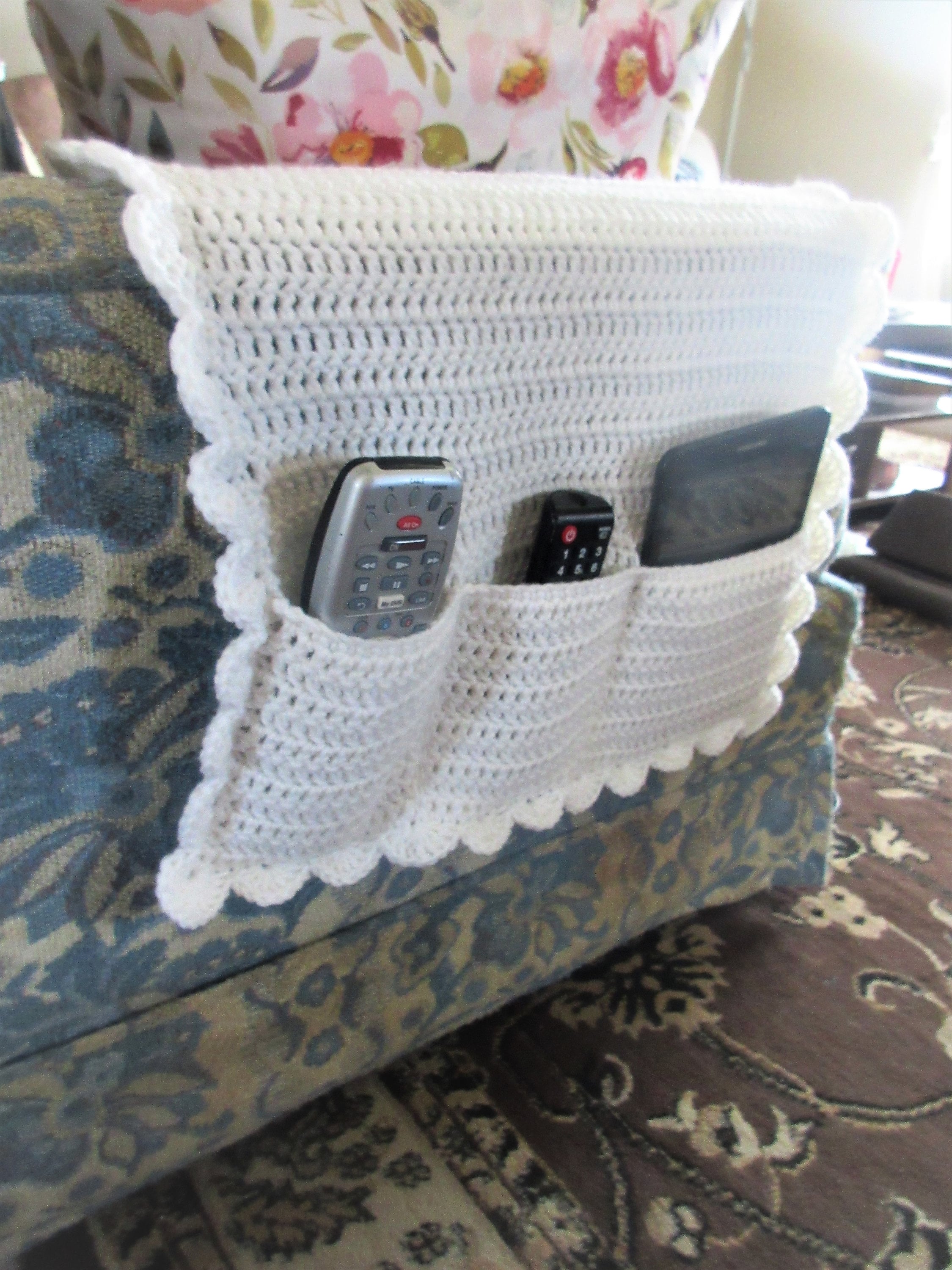 Armchair Caddy Remote Control Holder Couch Caddy Remote Etsy