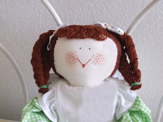 red hair doll with freckles