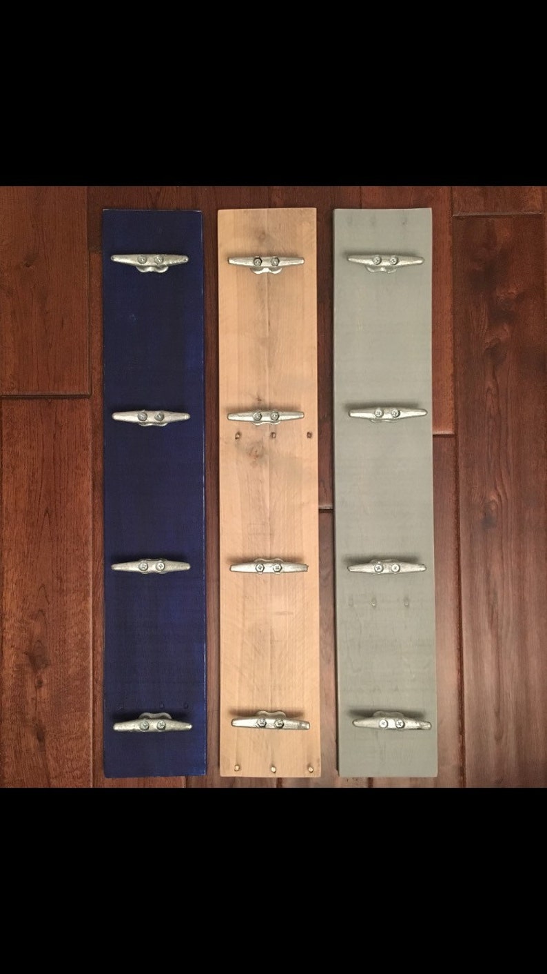 Nautical Boat Cleat Rack Coastal Wall Hook Rack Dock Clear Etsy
