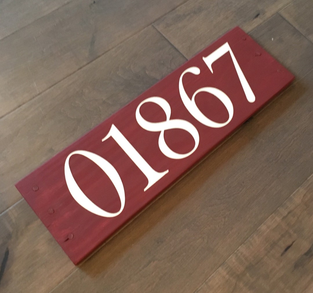 Zip Code Sign Reclaimed Wood Wall Art Love Where You Live - Etsy
