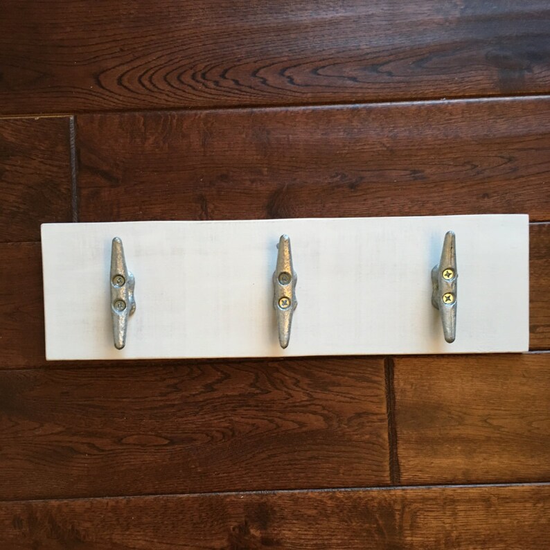 Nautical Boat Cleat Rack Coastal Wall Hook Rack Dock Clear Etsy