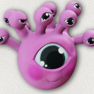 Beholder Baby Unpainted 3D Printed Miniature