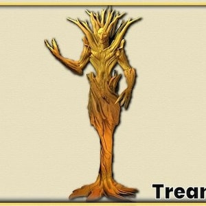Treant/Dryad Unpainted 3D Printed Resin Figure