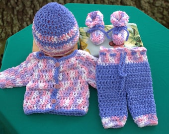 Micro Preemie baby memorial/honor crochet 3 pounds micro preemie doll set Reborn Doll set Micro Preemie keepsake Ready to Ship