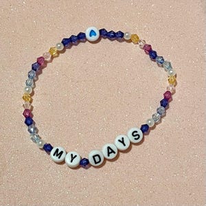 My Days - The Notebook Musical inspired bracelet