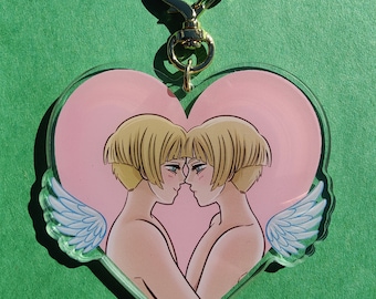 Trigun Stampede Twin Cherubs Key Charm