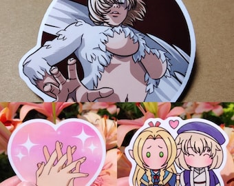 Dungeon Meshi Vinyl Sticker Set im Bundle mit 3 Stück