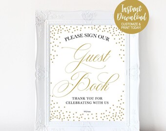 Custom Guestbook Sign, DIY Wedding Signs Printables, Wedding Signage Download, Wedding Reception Signs Ideas, Best Wedding Reception Signs