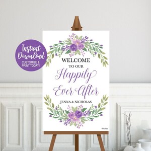 Willkommensschild Hochzeit, Personalisiertes Willkommensschild, Willkommensschild Hochzeit, Willkommen in unserem Hochzeitsschild, Willkommen im Hochzeitsschild, bearbeitbares PDF