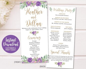 funny wedding programs etsy
