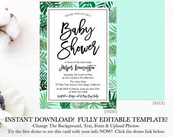 Invito per baby shower ragazza stampabile, Invito per baby shower, Invito per baby shower stampabile, Invito per baby shower ragazza