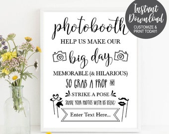 Wedding Hashtag Sign, Hashtag Poster, Cheap Wedding Sign, Wedding Day Hashtag, Editable Hashtag for Wedding, Party Hashtag Sign