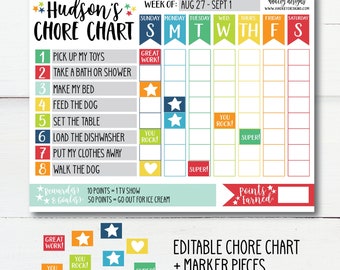 Task Chart For Toddlers