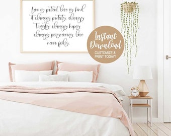 Bedroom wall decor | Etsy