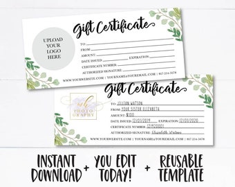 gift certificate etsy