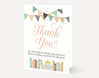 book theme thank you etsy