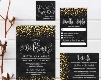 downloadable wedding invitation etsy
