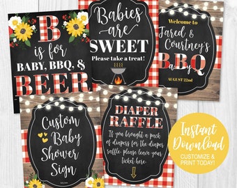 Bbq Baby Shower Etsy Bbq Baby Shower Etsy