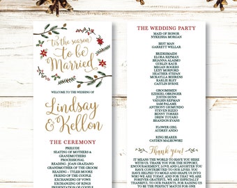 printable program etsy