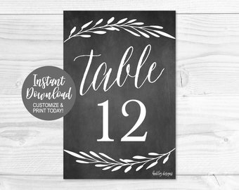 Cheap Table Numbers Etsy