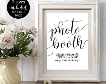 wedding signs for photo booth