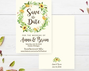 cream save the date etsy