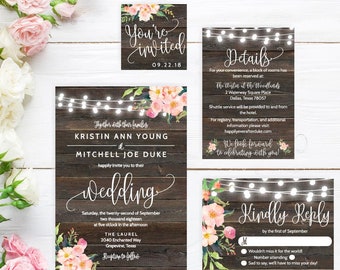 invitation kits etsy