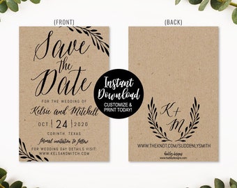 email save the date etsy