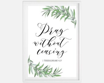 1 Thessalonians 5 17 Etsy