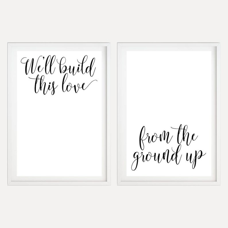 We'll Build This Love From the Ground up Home Decor Sign Etsy