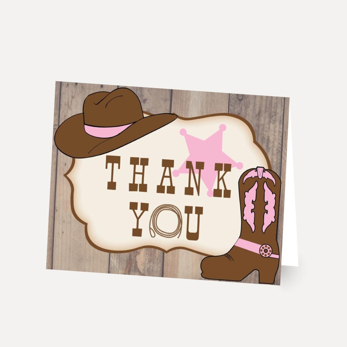 Thank You Card Template For Baby Shower