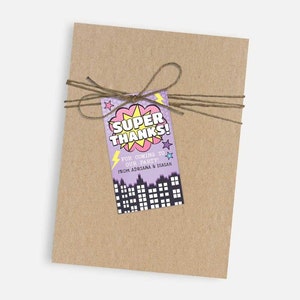 Superheld Kinder Party Thank You Favor Tags Template-Kid es Party Favor Tag,Kids Thank You Tags,Thank You Tag Kid,Thank You Tag Kid,Thank You Superhero Birthday
