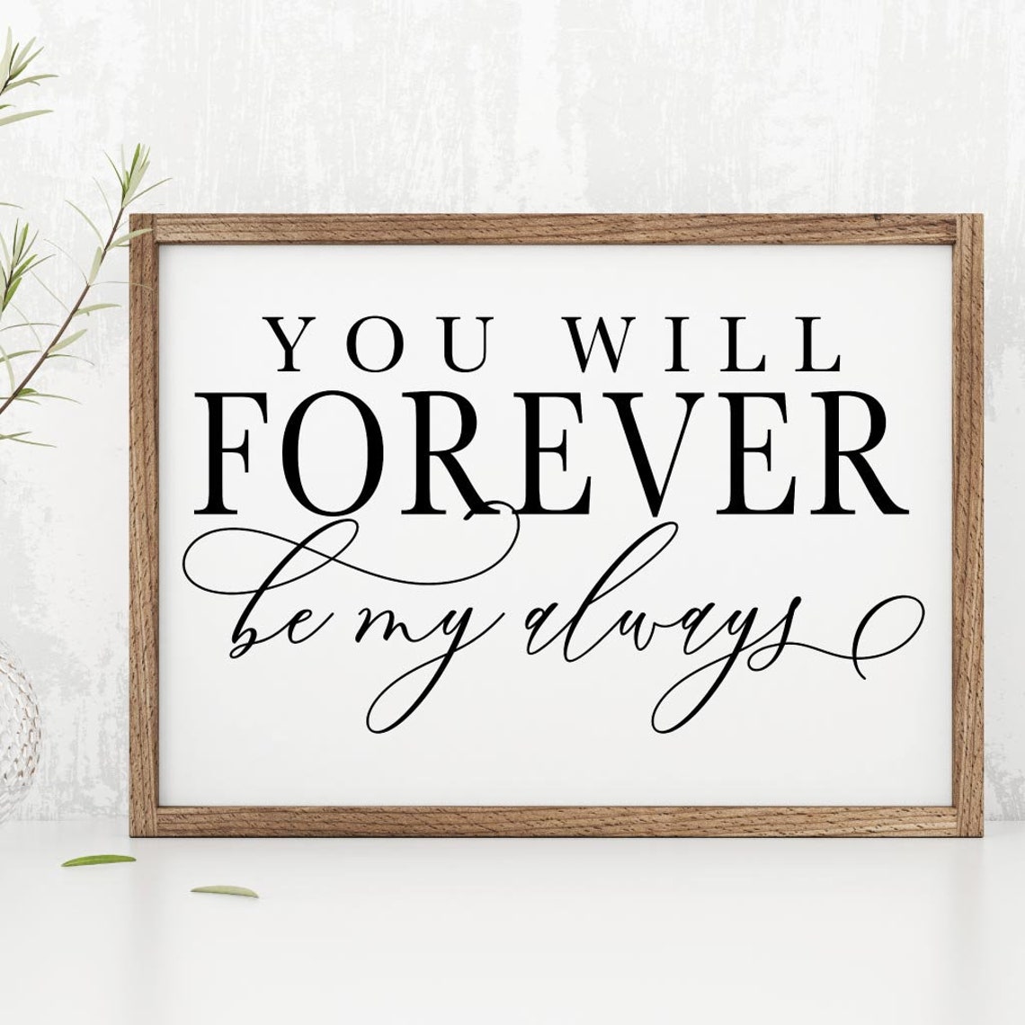 Bedroom Wall Decor ideas Wall Art Prints Quotes Minimalist | Etsy