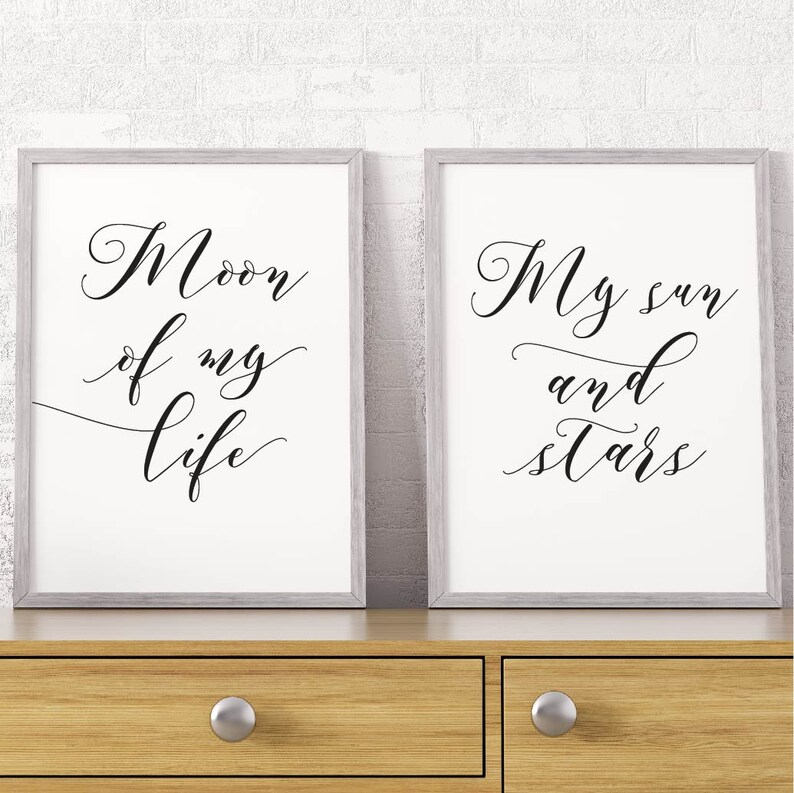 Calligraphy Wall Decor Digital Printable Art Minimalist Art Etsy