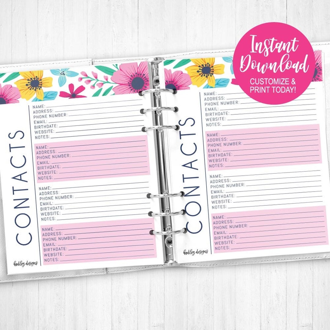 Name Address Printable, Name and Address Printable, Wedding Address ...