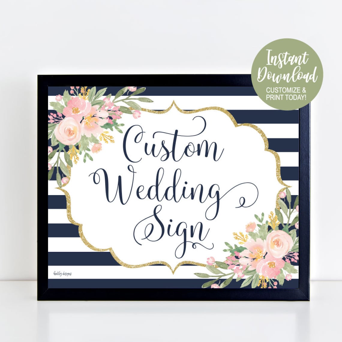 Editable Custom Sign Printable Custom Signs Create Your Own | Etsy