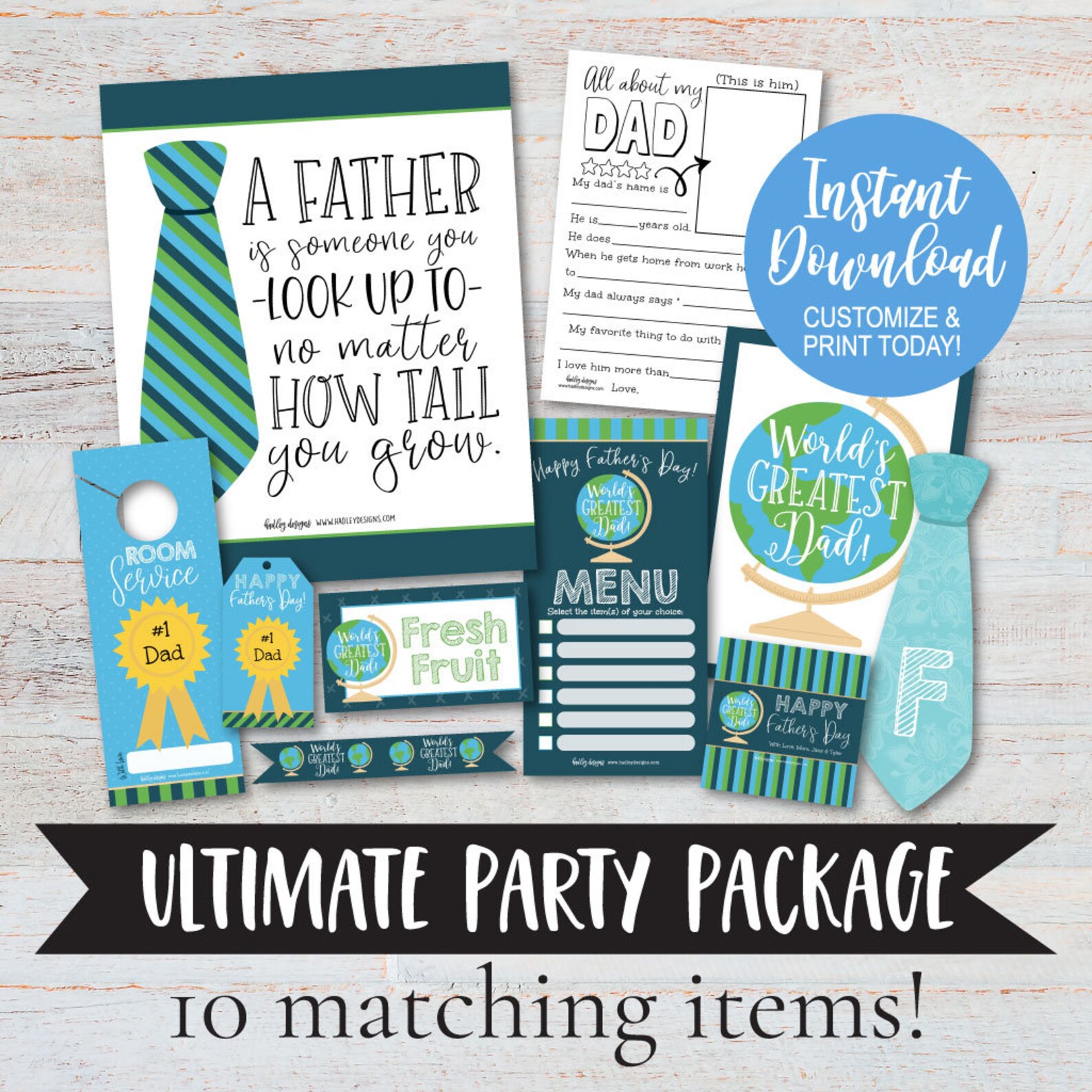 Happy Fathers Day Banner Candy Bar Templates Printable - Etsy