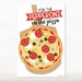 Pizza Party Pin the Pepperoni Game Template Pin the Tail Game, Pin the Toppings on the Pizza ...