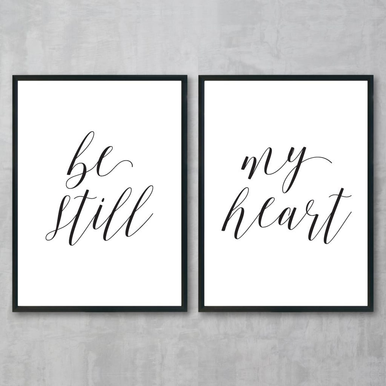 Be Still My Heart Decor Wall Art Bedroom Wall Decor Over the Etsy