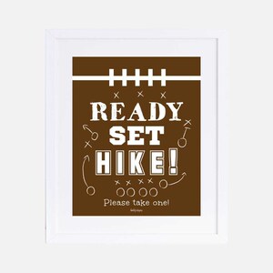 Football Kids Party Favors Sign Template - Football Favor Sign Template, Favor Sign PDF, Football Kid&#39;s Party Birthday Favors Sign