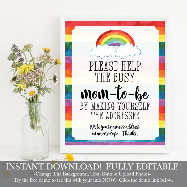 Gifts and Cards Sign Baby Shower Signage Printable Baby - Etsy